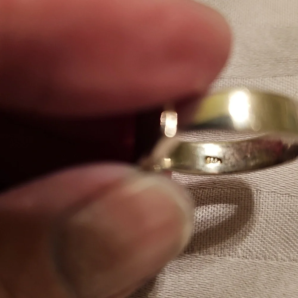 Gucci 925 Sterling Silver Ring Sz 7.5 - Picture 2 of 3